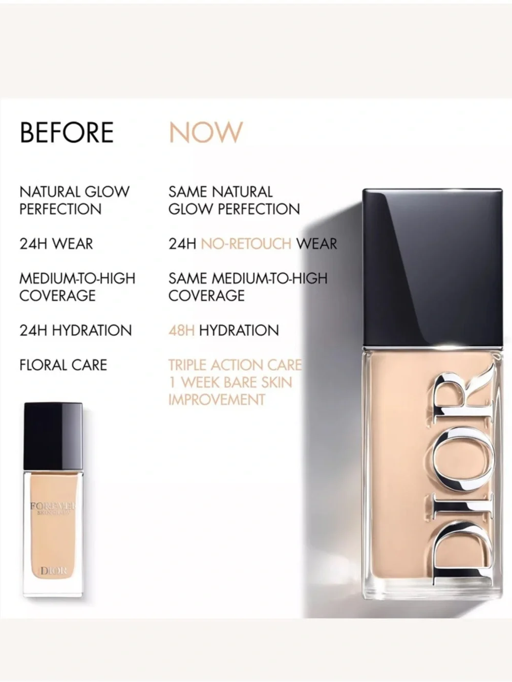 Dior Forever Skin Glow Foundation 2W